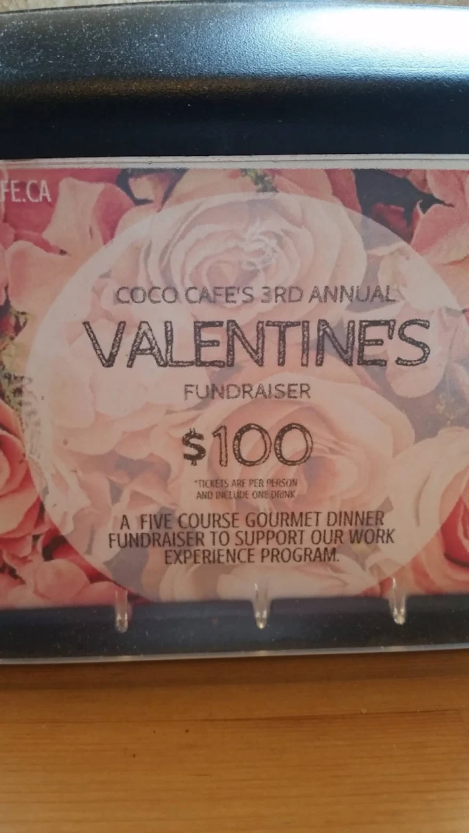 Menu, COCO Cafe