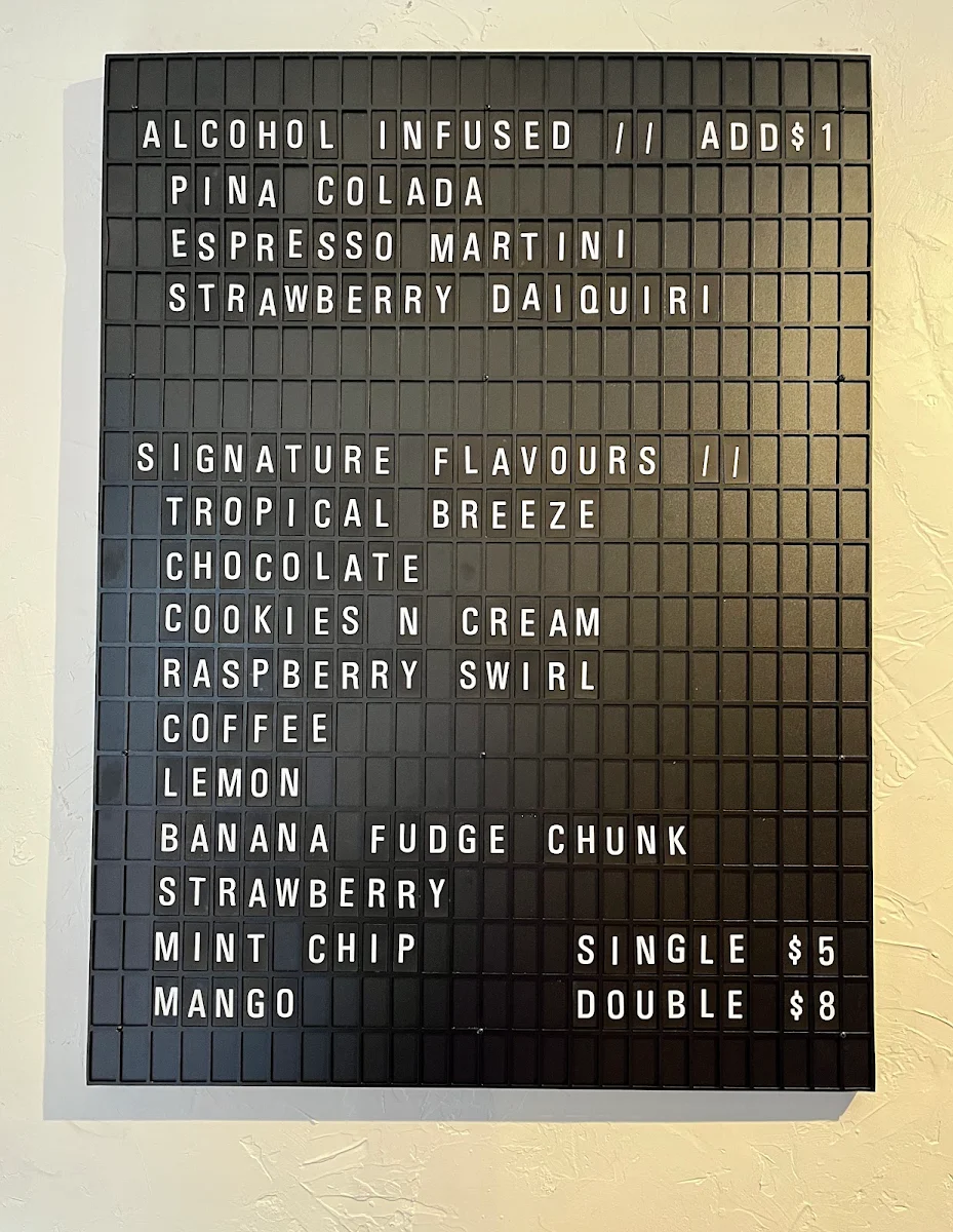 Menu, On Third Thought