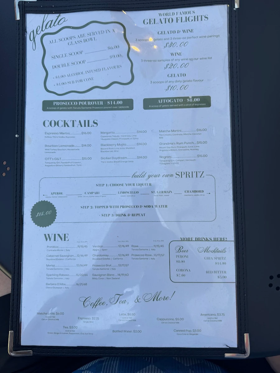 Menu, On Third Thought