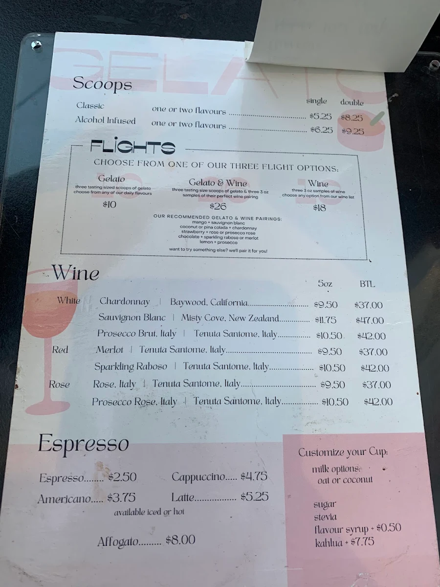 Menu, On Third Thought