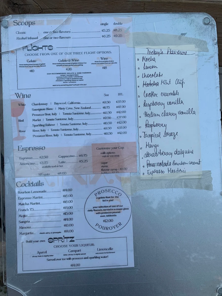 Menu, On Third Thought