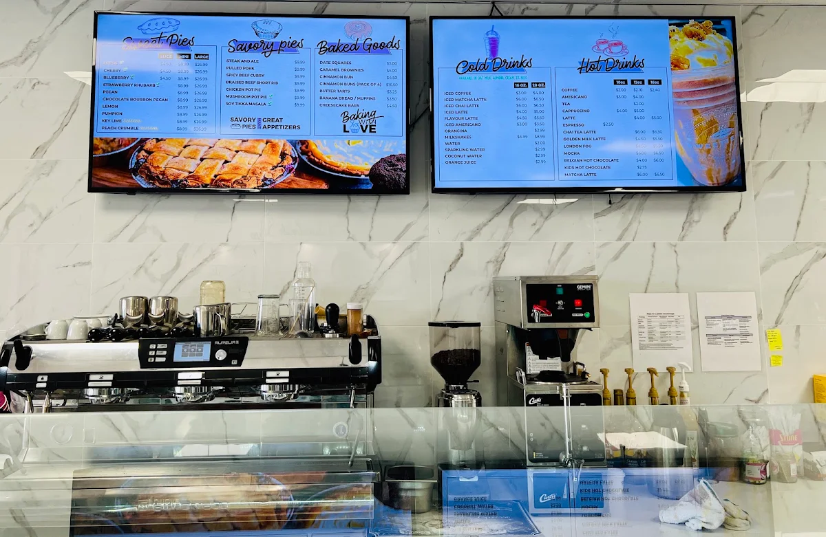 Menu, Sweetie Pie (Unionville)