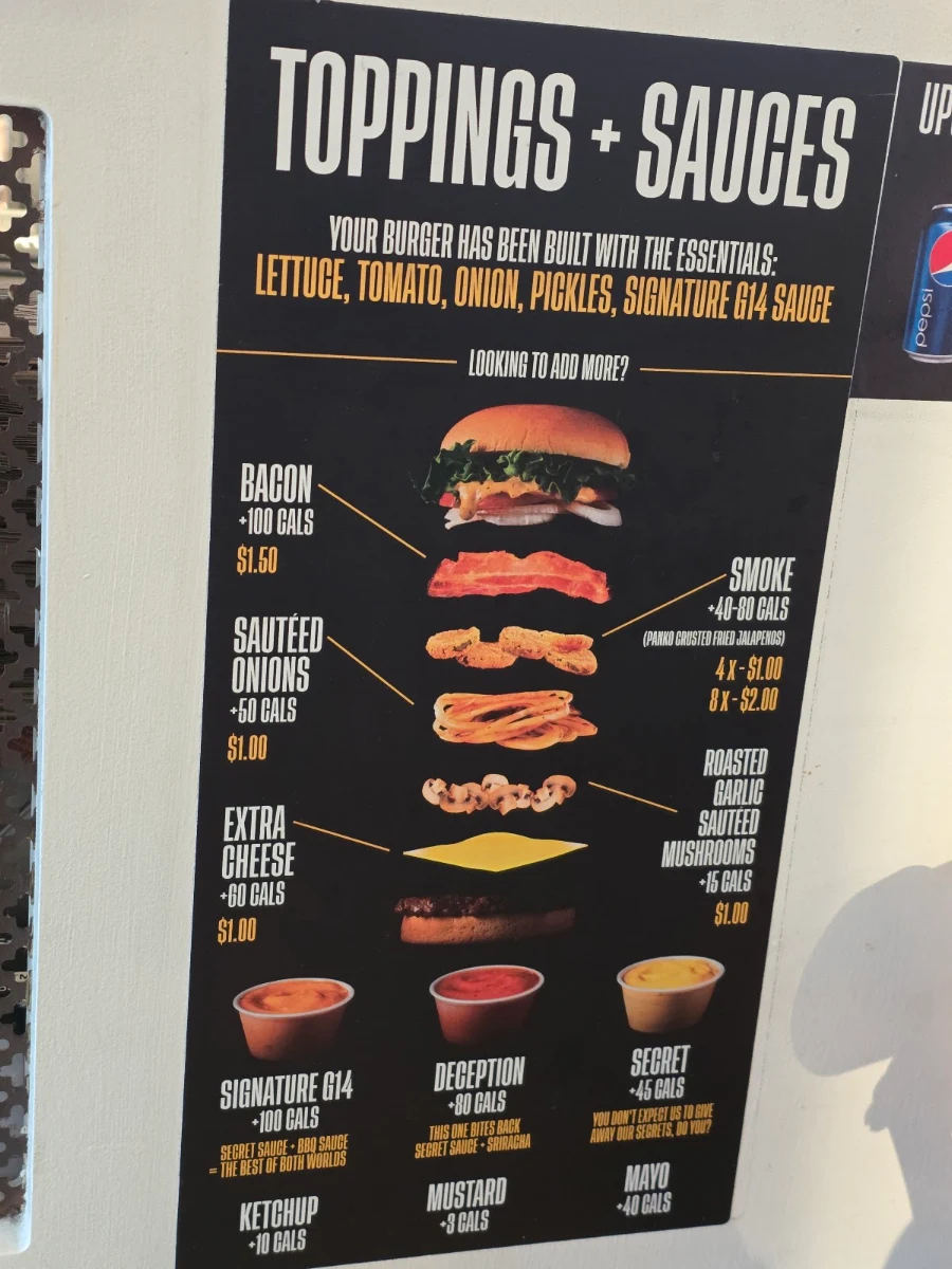 Menu, The Burger's Priest