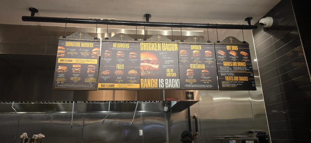 Menu, The Burger's Priest