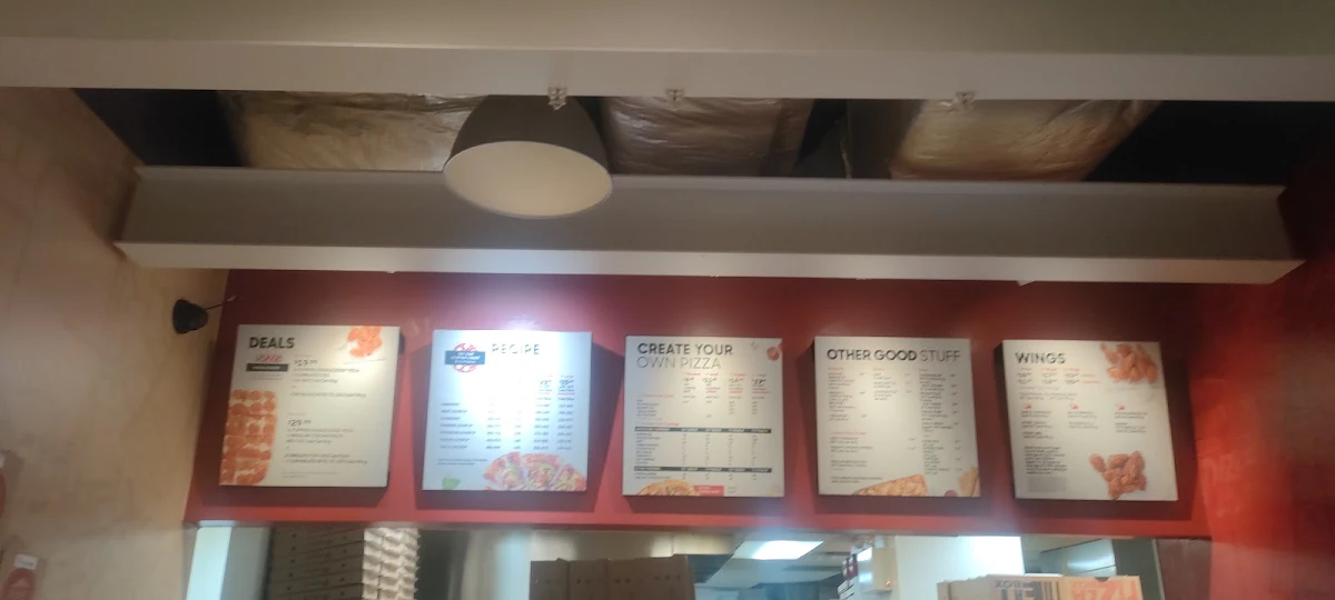 Menu, Pizza Hut