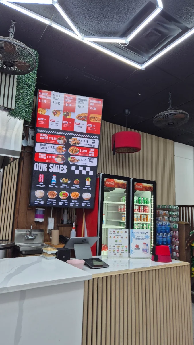 Menu, Mr. Fez Shawarma (Byward)