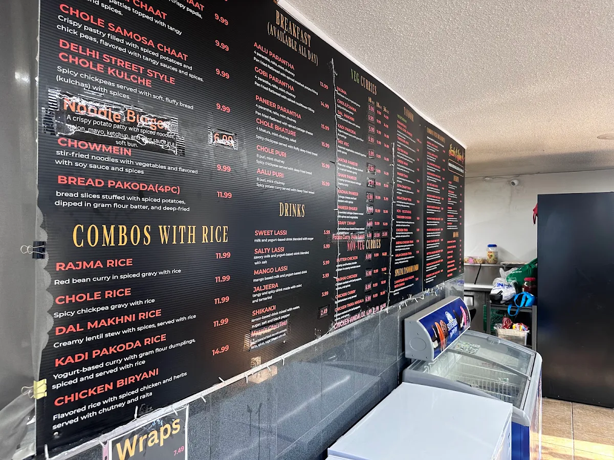 Menu, Sizzle & Spice - Truro Heights