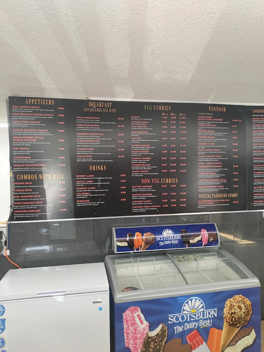 Menu, Sizzle & Spice - Truro Heights