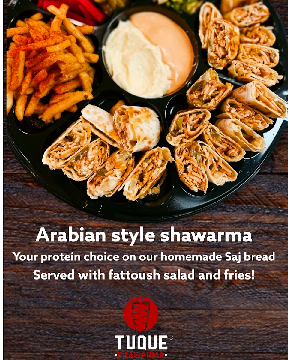 Menu, Tuque Shawarma