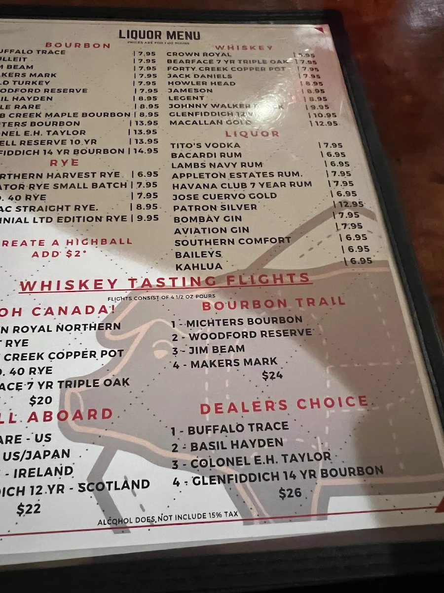 Menu, Butchers Block BBQ