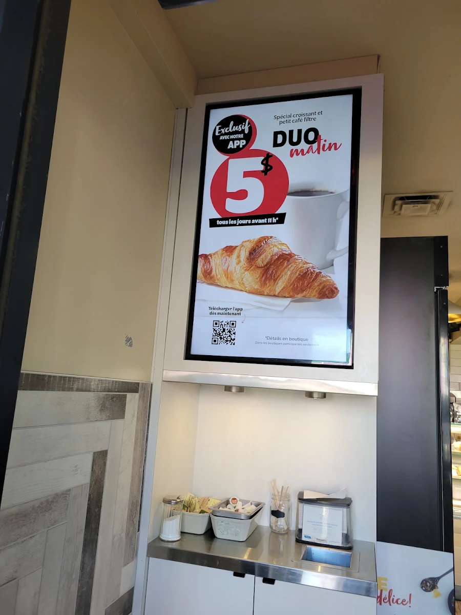 Menu, Boulangerie Au Pain Doré