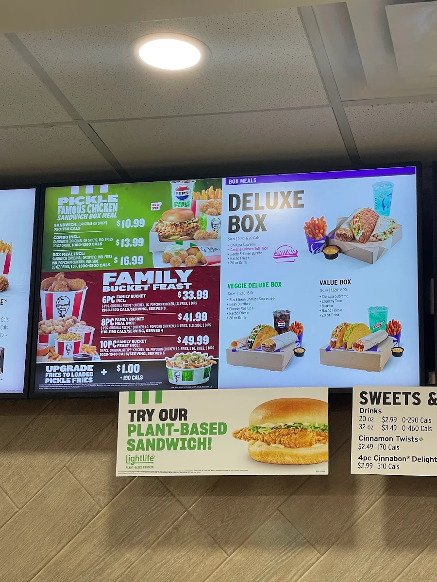 Menu, Taco Bell