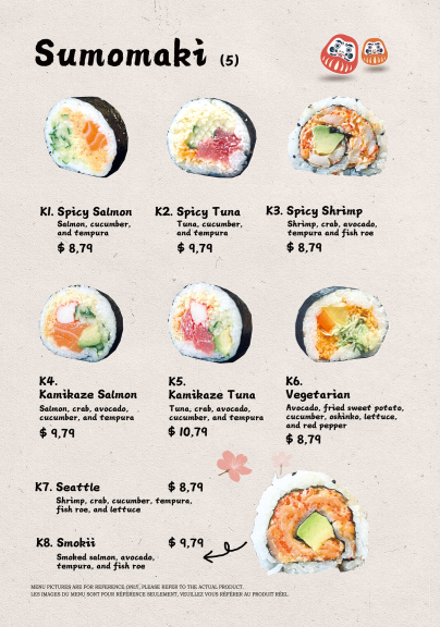 Menu, Ichiraku Kawaki
