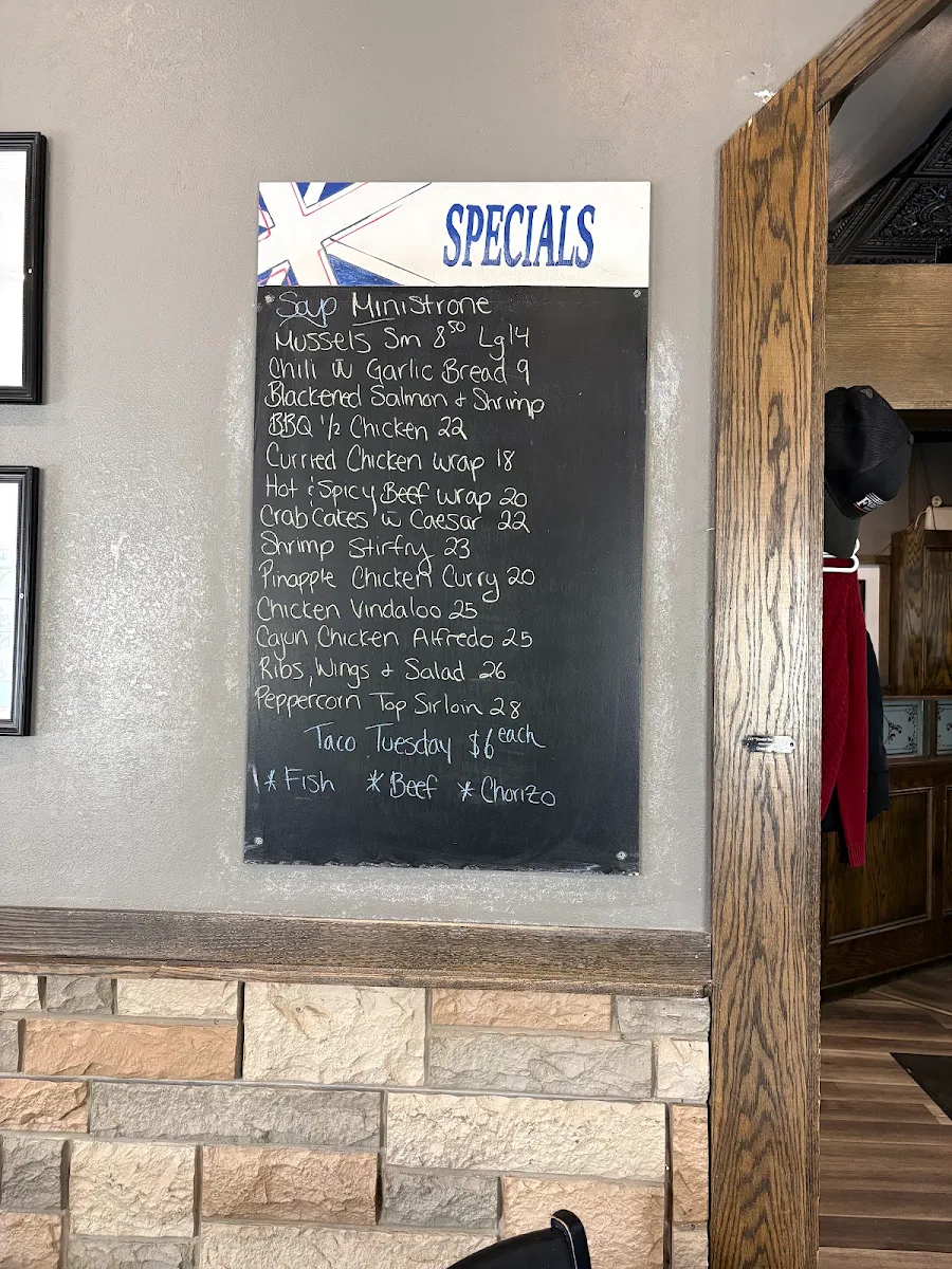 Menu, Fiddle And Firkin