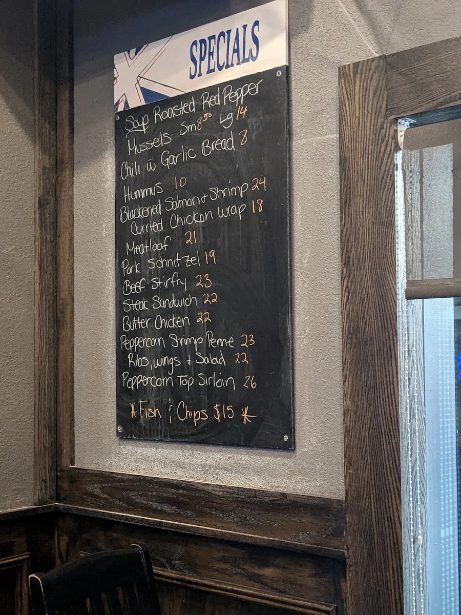 Menu, Fiddle And Firkin