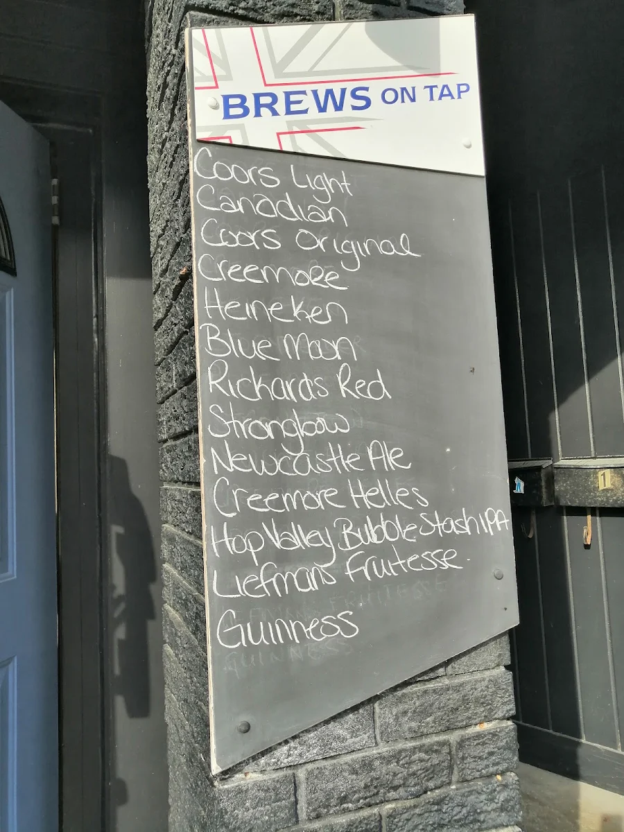 Menu, Fiddle And Firkin