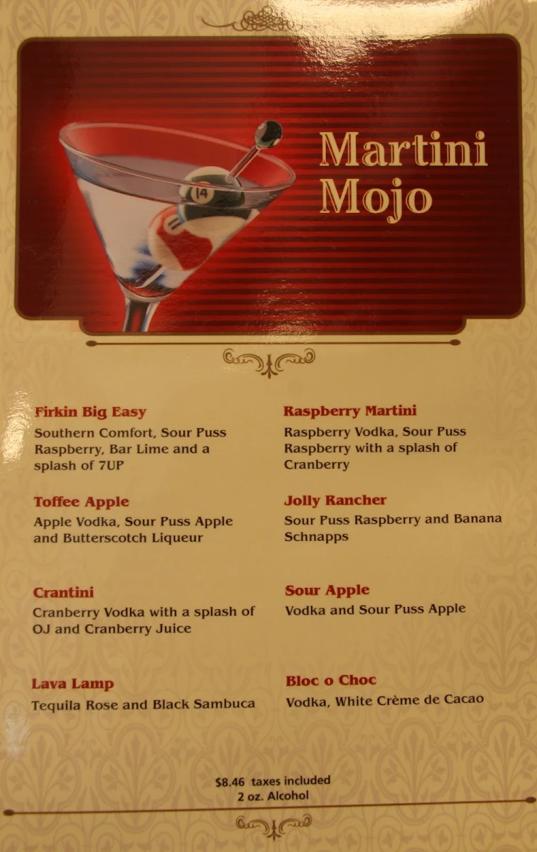 Menu, Fiddle And Firkin