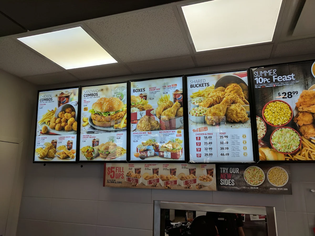 Menu, KFC