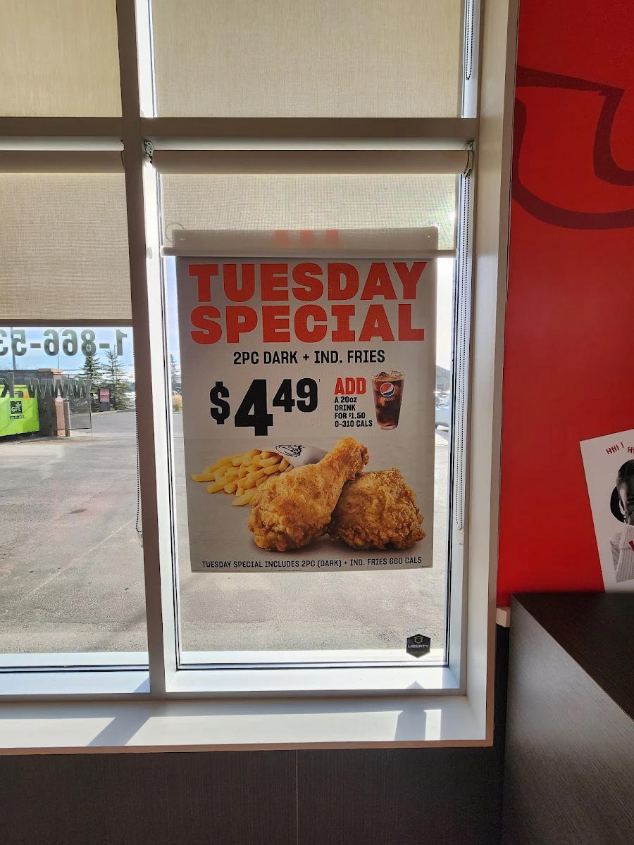 Menu, KFC
