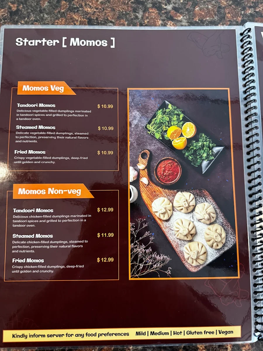 Menu, Spicy Saga