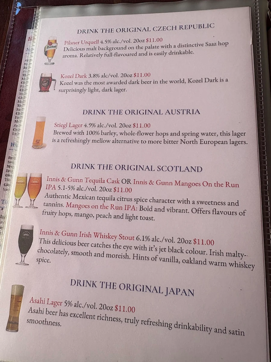 Menu, Sin & Redemption