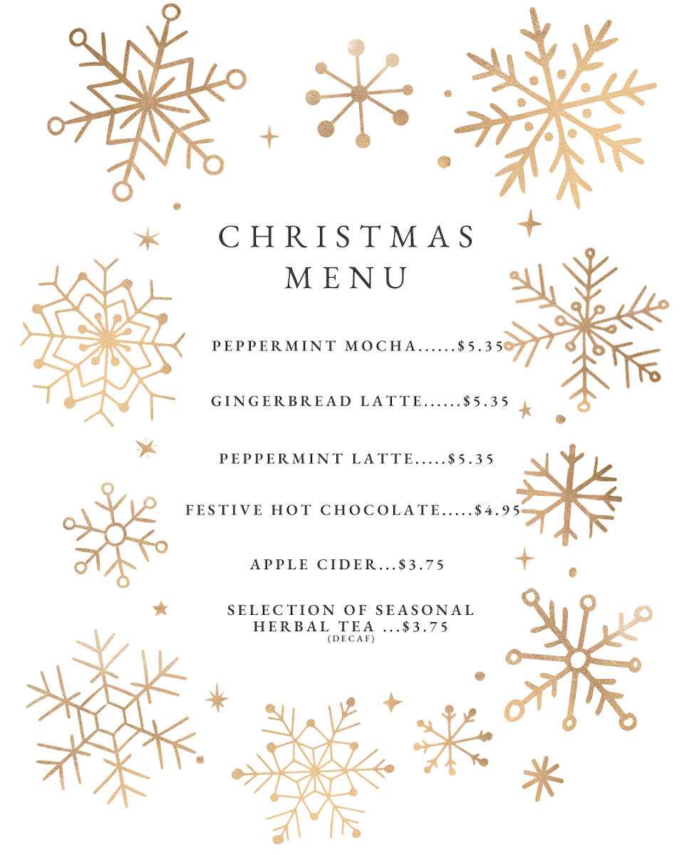 Menu, Cafe 1517