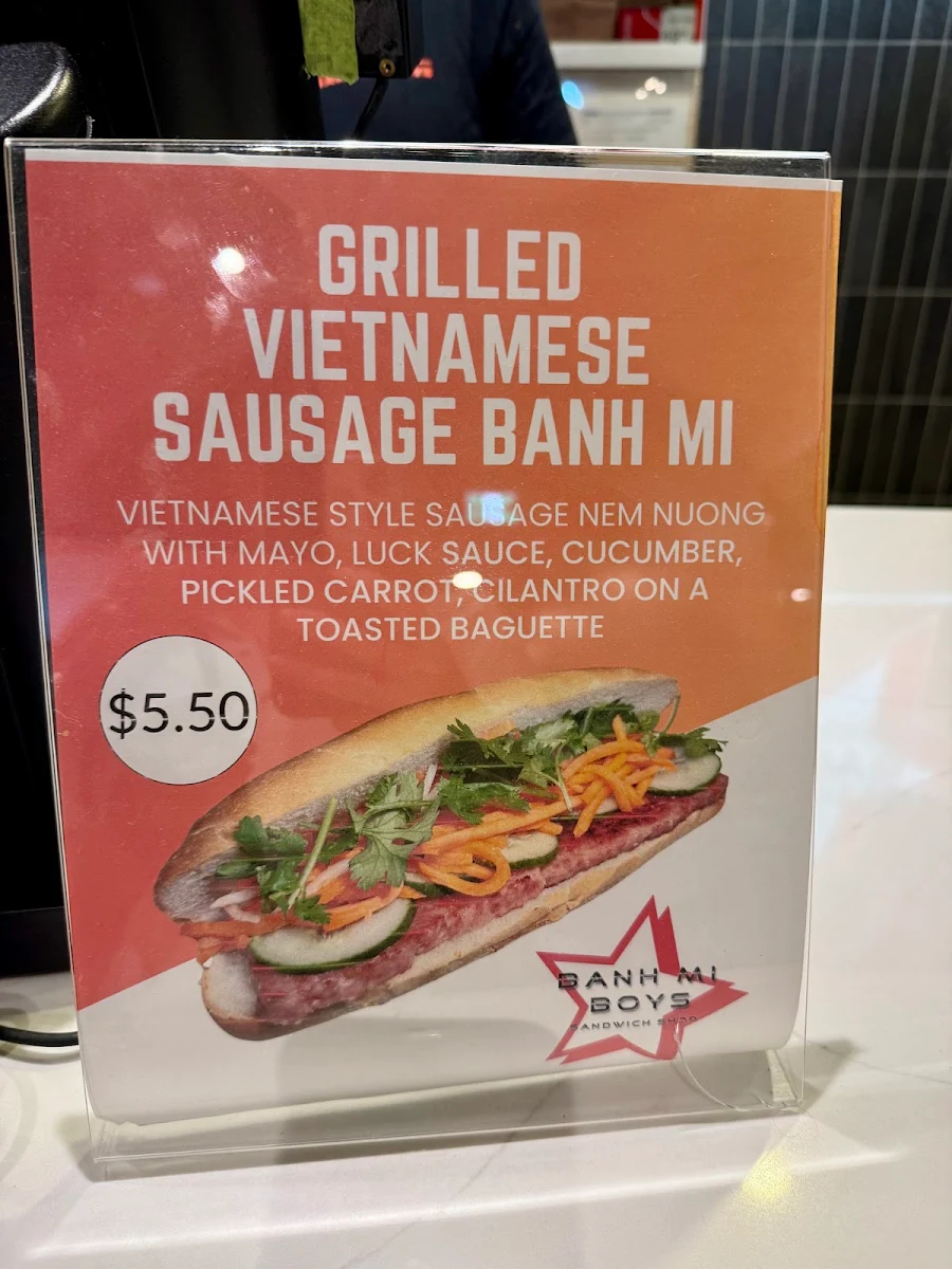 Menu, Banh Mi Boys