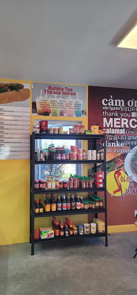 Menu, Soleil du Vietnam