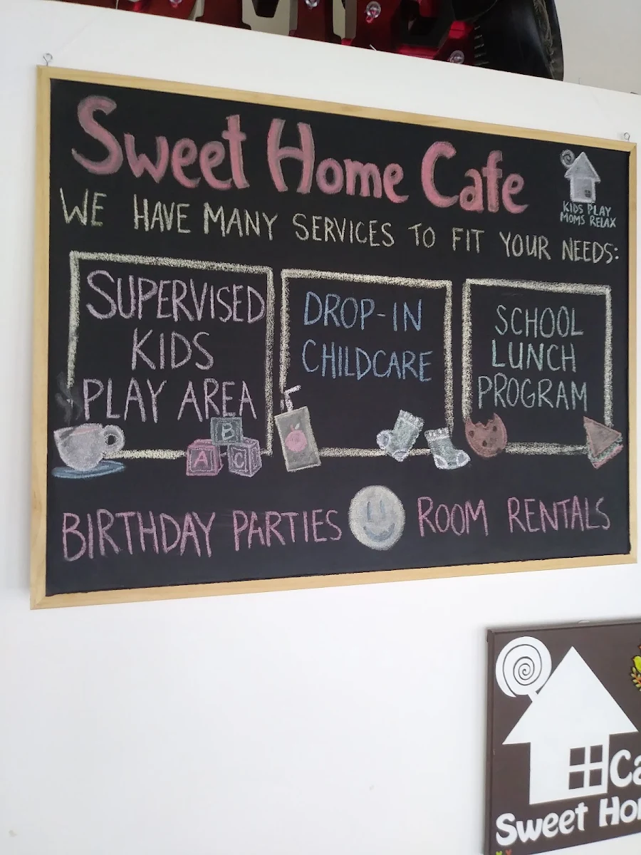 Menu, Sweet Home Cafe