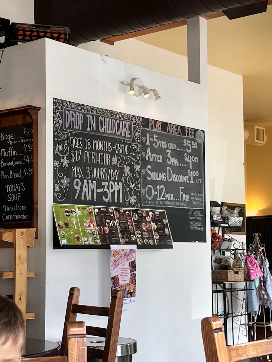 Menu, Sweet Home Cafe