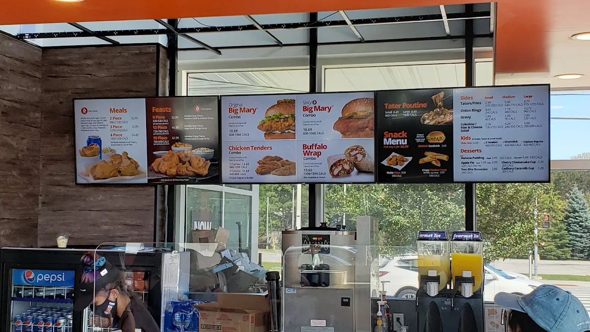 Menu, Mary Brown's Chicken