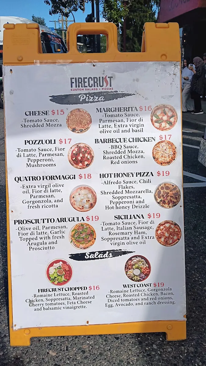 Menu, Firecrust - Langley