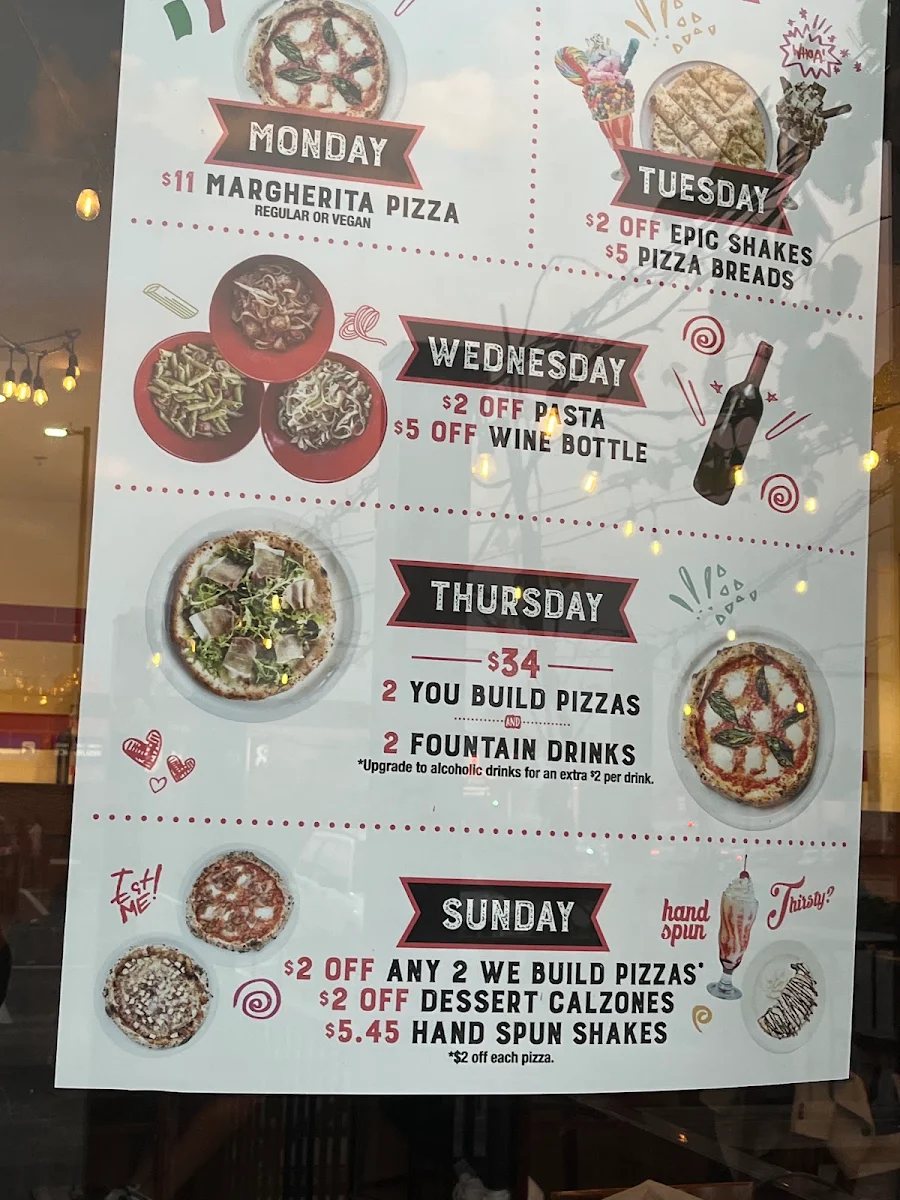 Menu, Firecrust - Langley