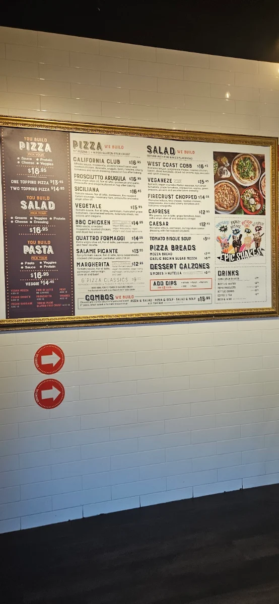 Menu, Firecrust - Langley