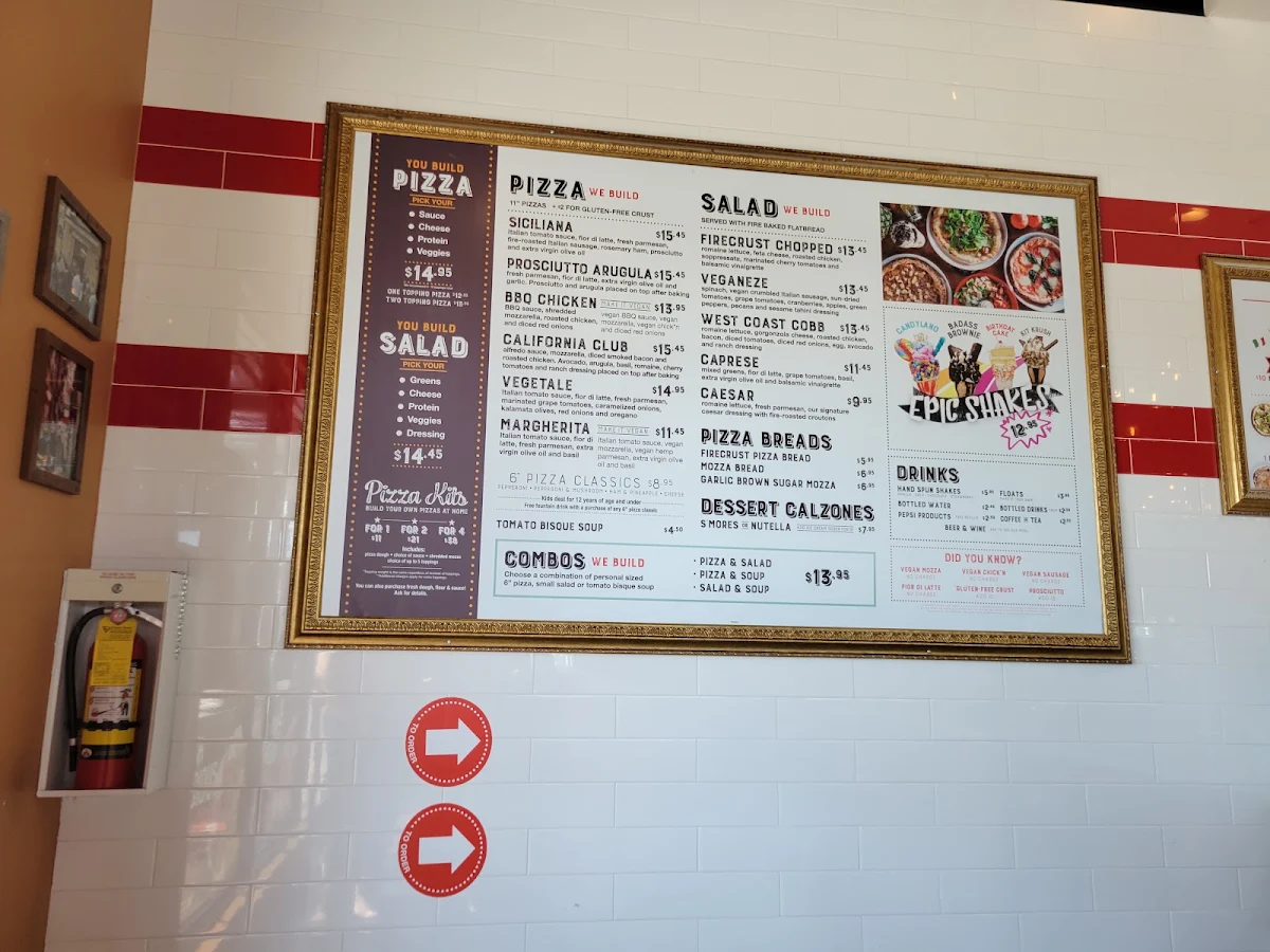 Menu, Firecrust - Langley