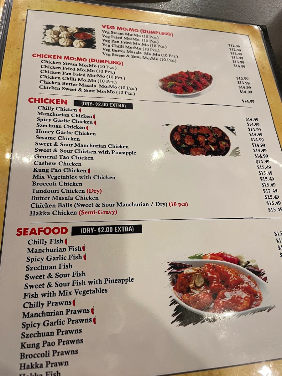 Menu, Hakka Guelph
