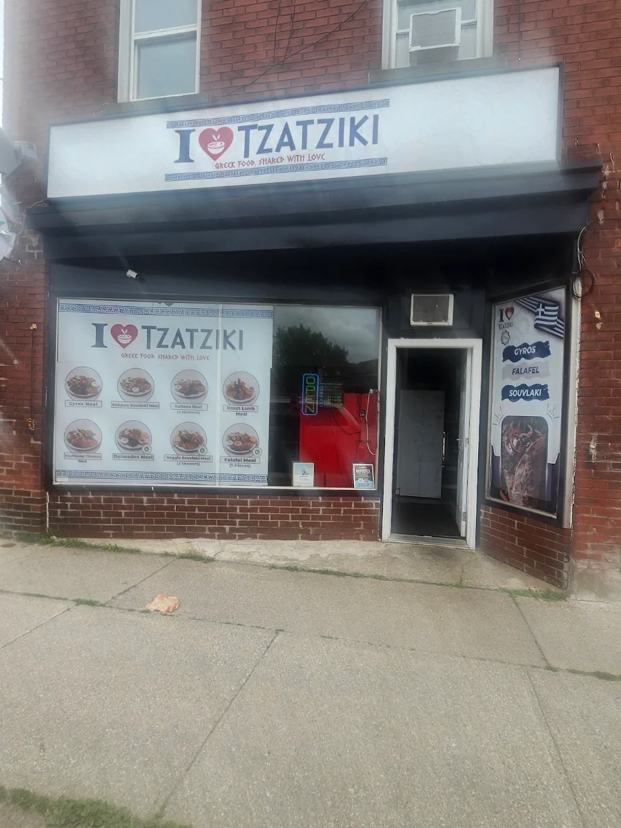 Menu, I Love Tzatziki