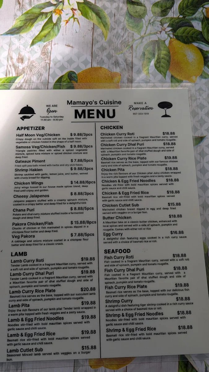 Menu photo 2