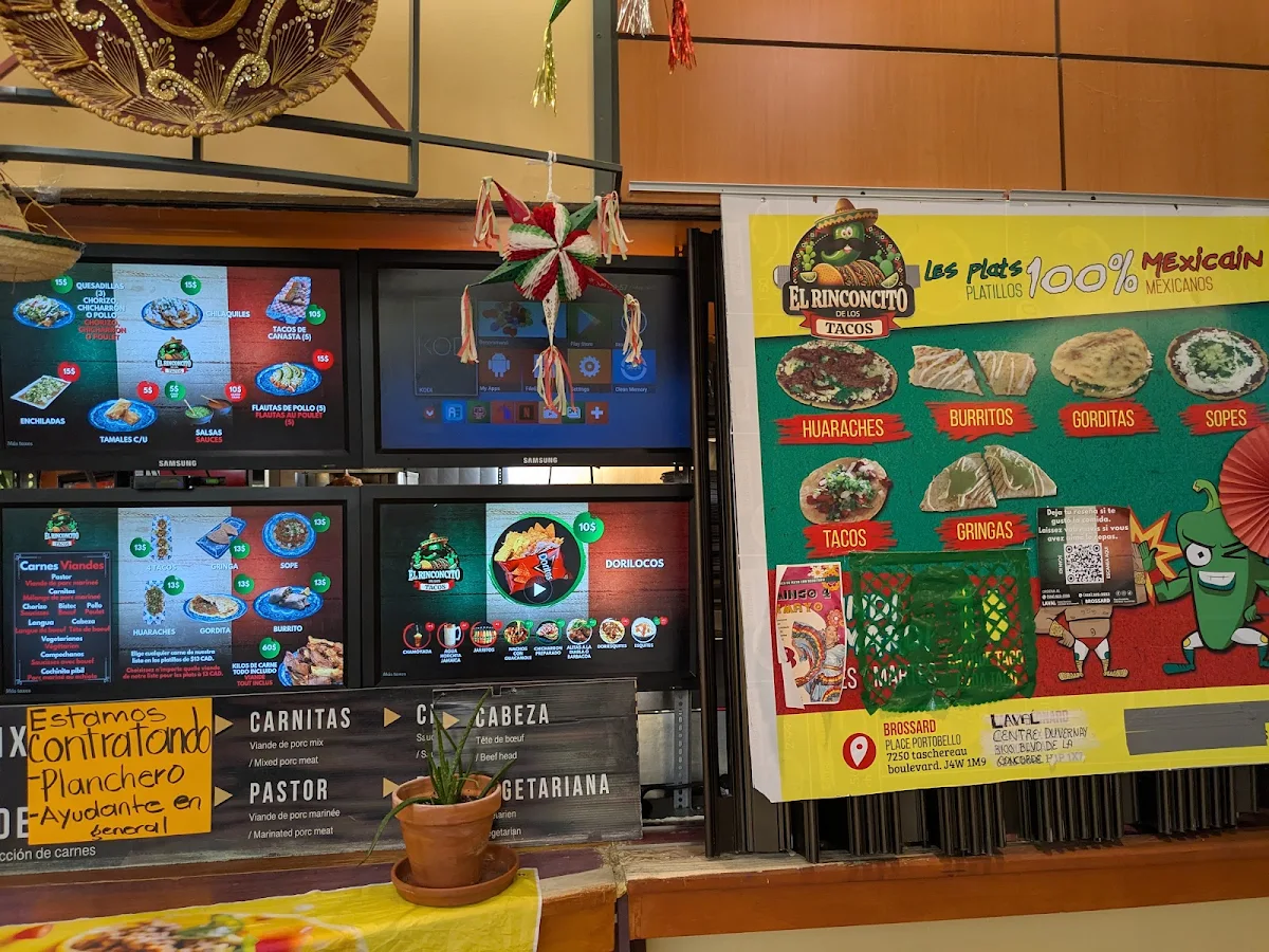 Menu, Le petit coin des Tacos