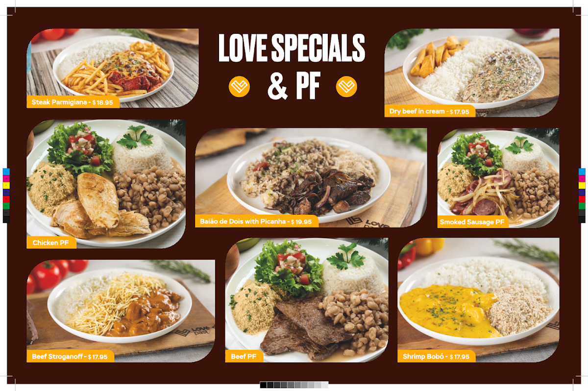 Menu, Love Pastel Brazilian Food