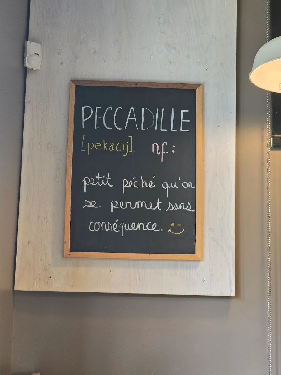 Menu, Peccadille - Pâtisserie Chocolaterie Café