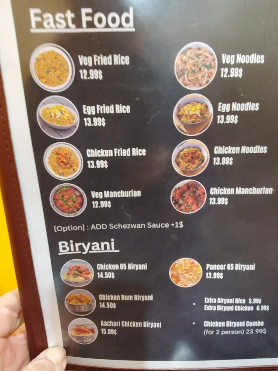 Menu, HYDERABADI BITES