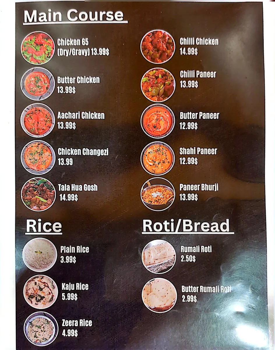 Menu, HYDERABADI BITES