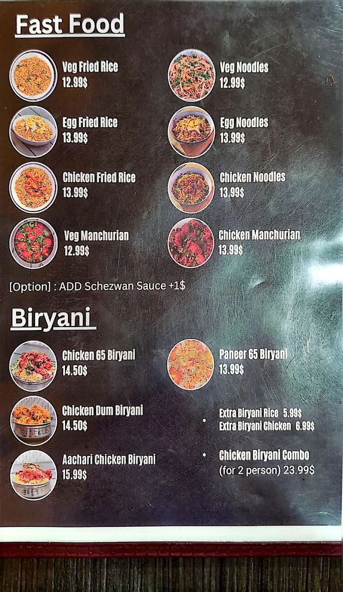 Menu, HYDERABADI BITES