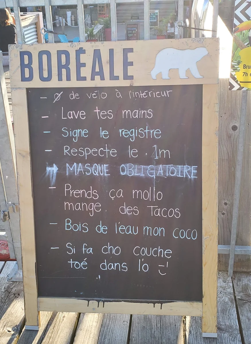 Menu, The Backyard of the Beerfest