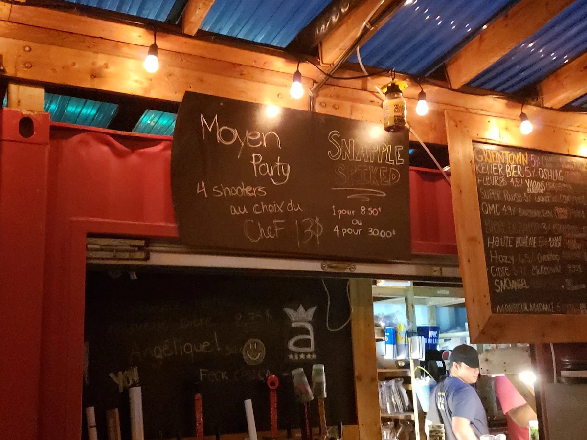 Menu, The Backyard of the Beerfest