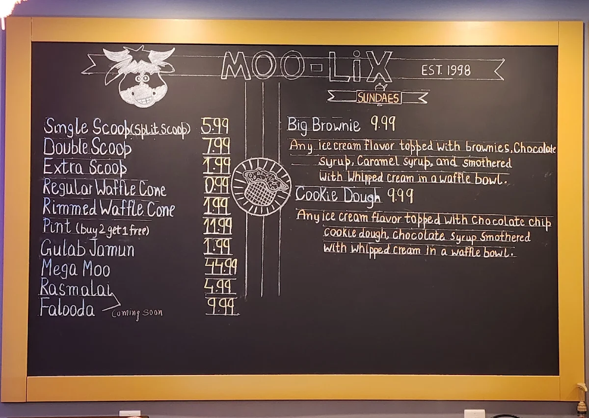 Menu, Moolix