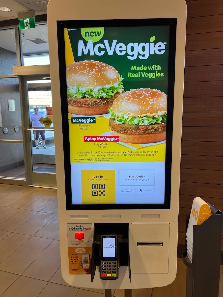 Menu, McDonald's