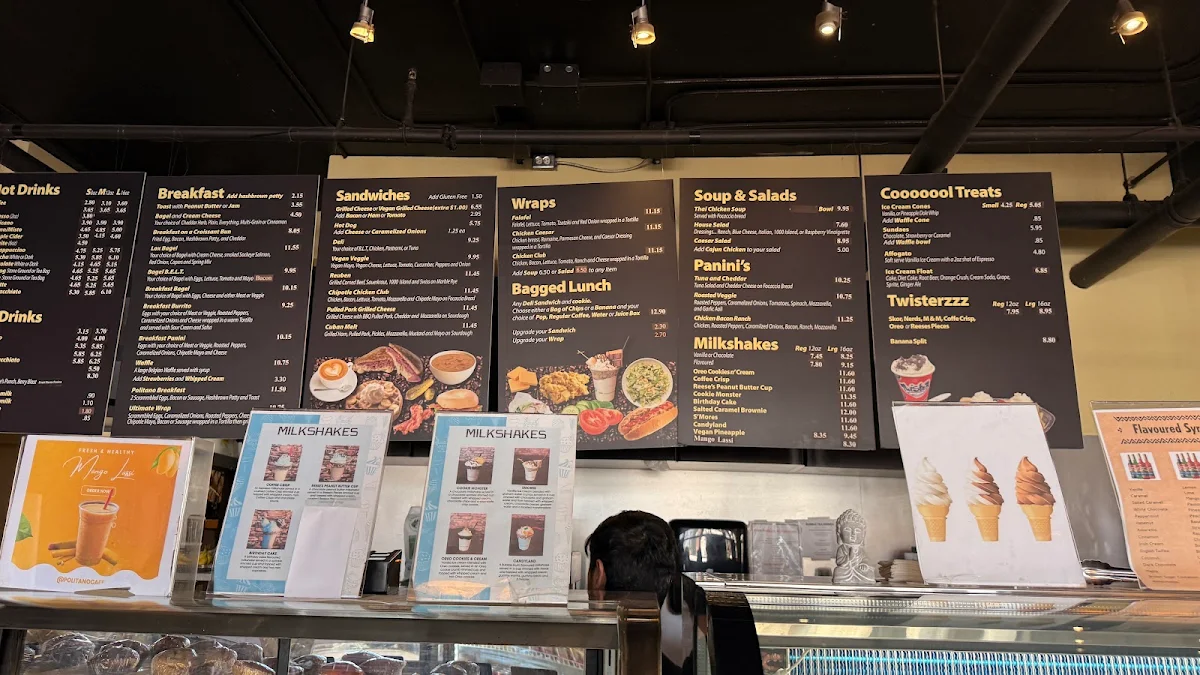 Menu, Politano Cafe