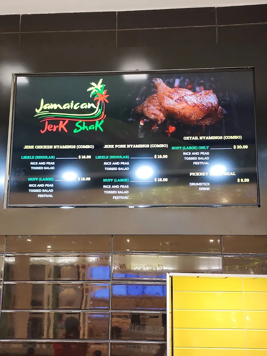 Menu, Jamaican Jerk Shak